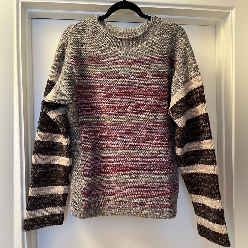 Vintage Vivienne Westwood chunky preppy punk wool sweater L unisex